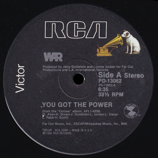 War – You Got The Power (VG+/Generic)