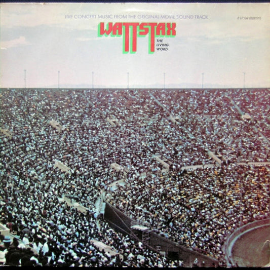 Various – Wattstax, The Living Word (2xLP) (VG+/VG)