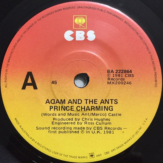 Adam And The Ants – Prince Charming (E/Generic)