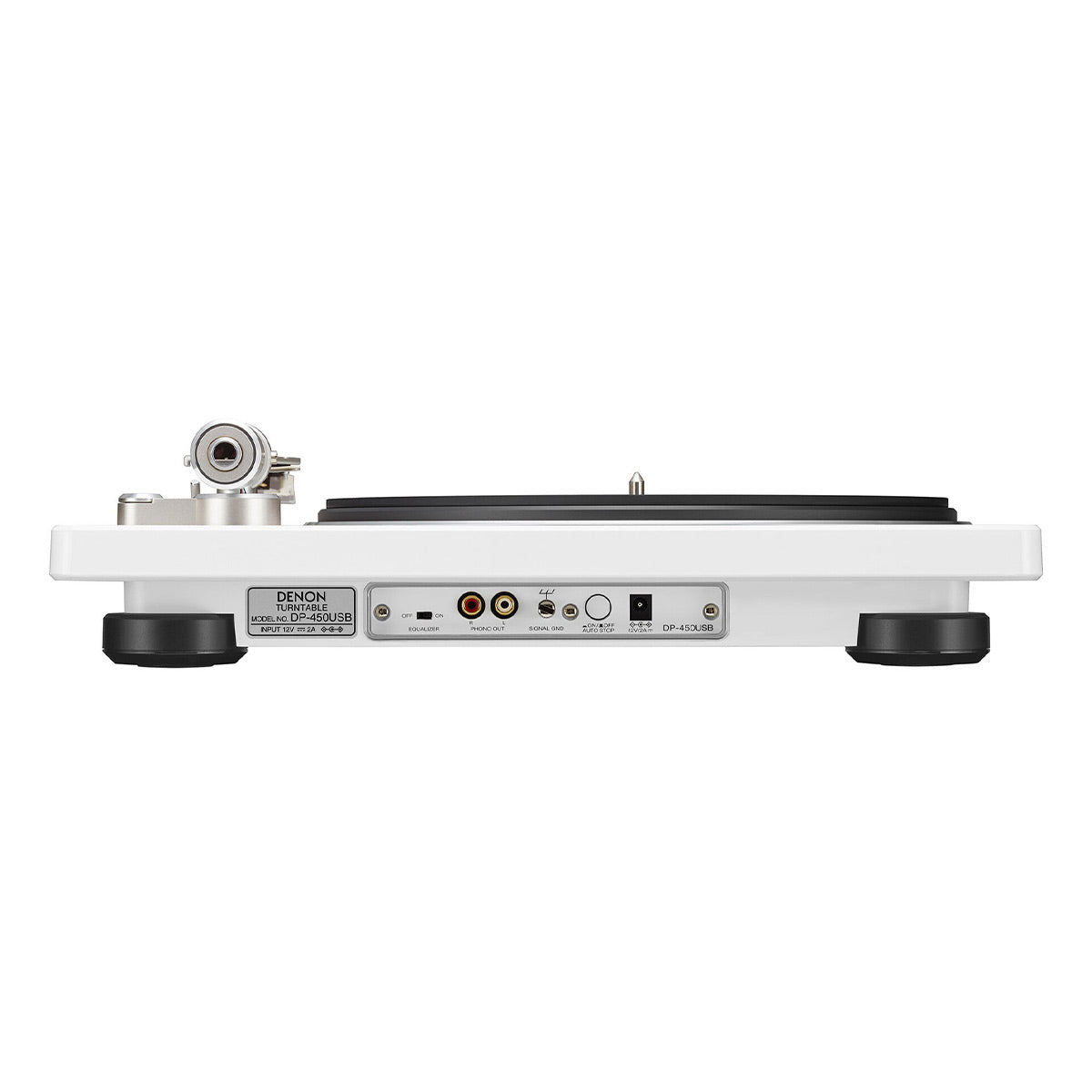 DenonDP450USB Turntable White