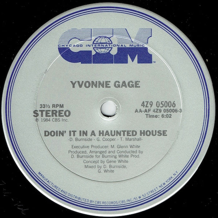 Yvonne Gage – Doin' It In A Haunted House (VG/Generic)