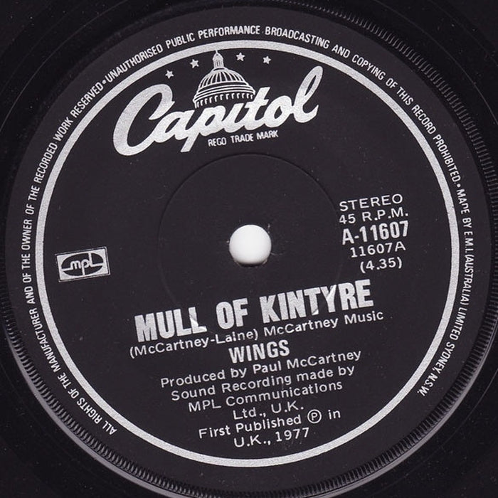 Wings – Mull Of Kintyre (E/Generic)
