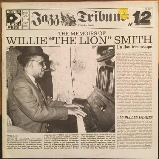 Willie "The Lion" Smith – The Memoirs Of Willie "The Lion" Smith (2xLP) (VG+/VG+)
