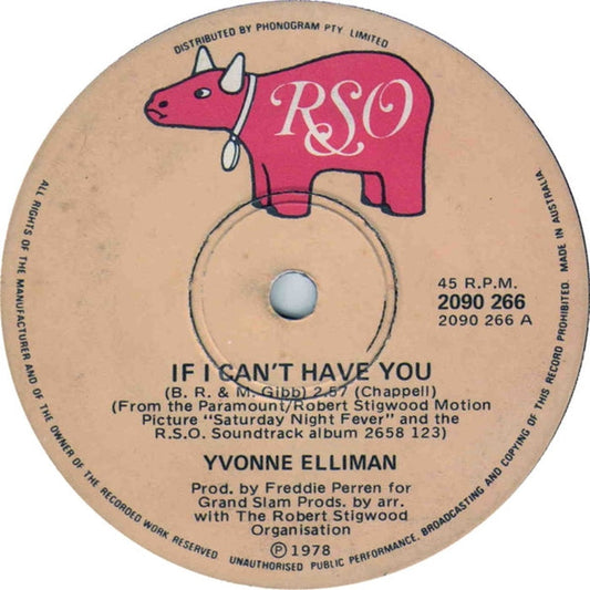 Yvonne Elliman – If I Can't Have You (NM/Generic)
