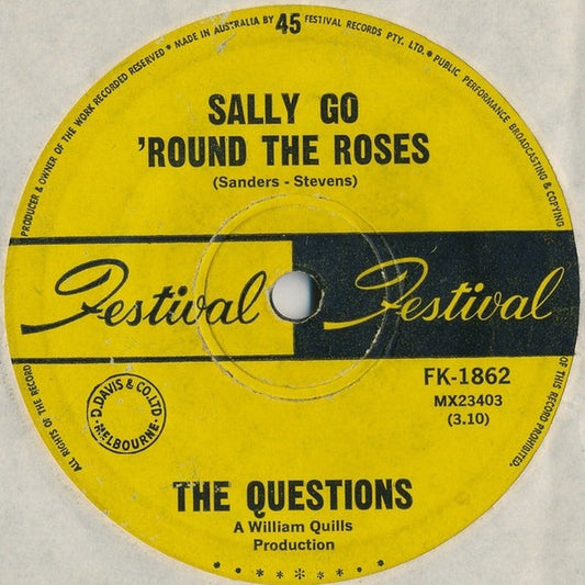 The Questions – Sally Go 'round The Roses (VG/Generic)
