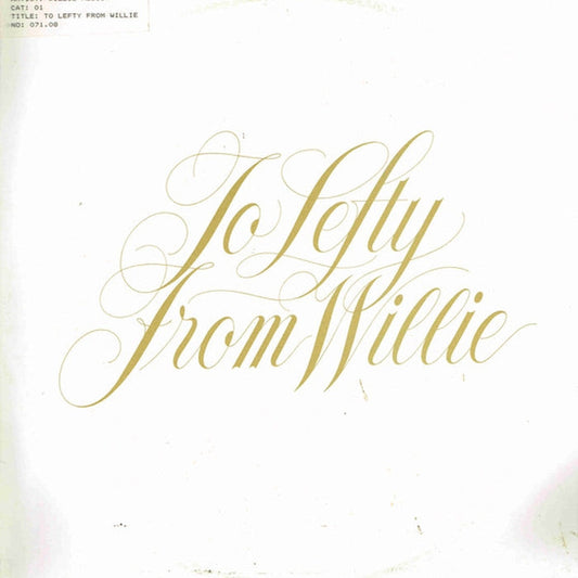 Willie Nelson – To Lefty From Willie (VG+/VG+)