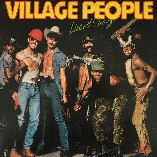 Village People – Live And Sleazy (2xLP) (VG+/VG+)
