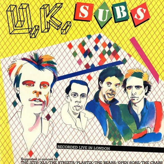 Various – U.K. Subs Recorded Live In London (VG+/VG)