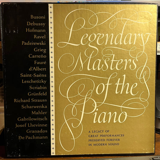Legendary Masters Of The Piano (3xVINYL BOX) | Near Mint (NM) Excellent (EX)
