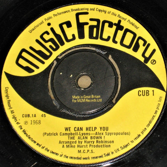 The Alan Bown Set – We Can Help You (VG/Generic)