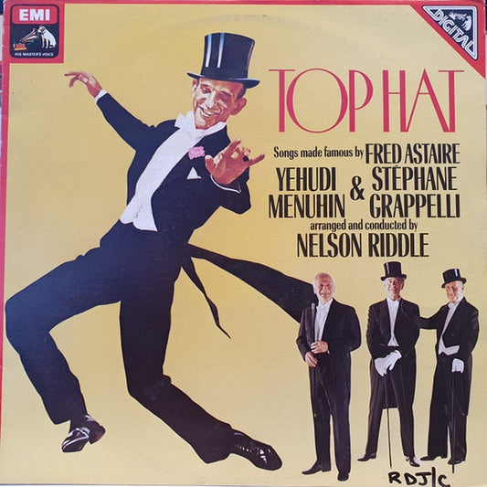 Yehudi Menuhin, Stéphane Grappelli, Nelson Riddle – Top Hat (Songs Made Famous By Fred Astaire) (VG+/VG+)