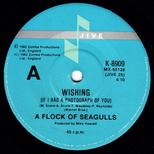 A Flock Of Seagulls – Wishing (If I Had A Photograph Of You) (E/Generic)