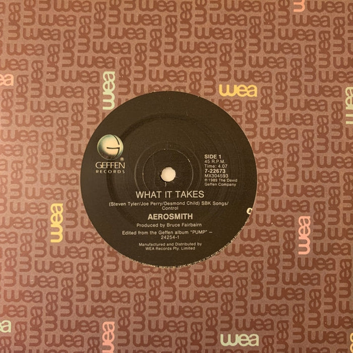 Aerosmith – What It Takes (VG+/Generic)